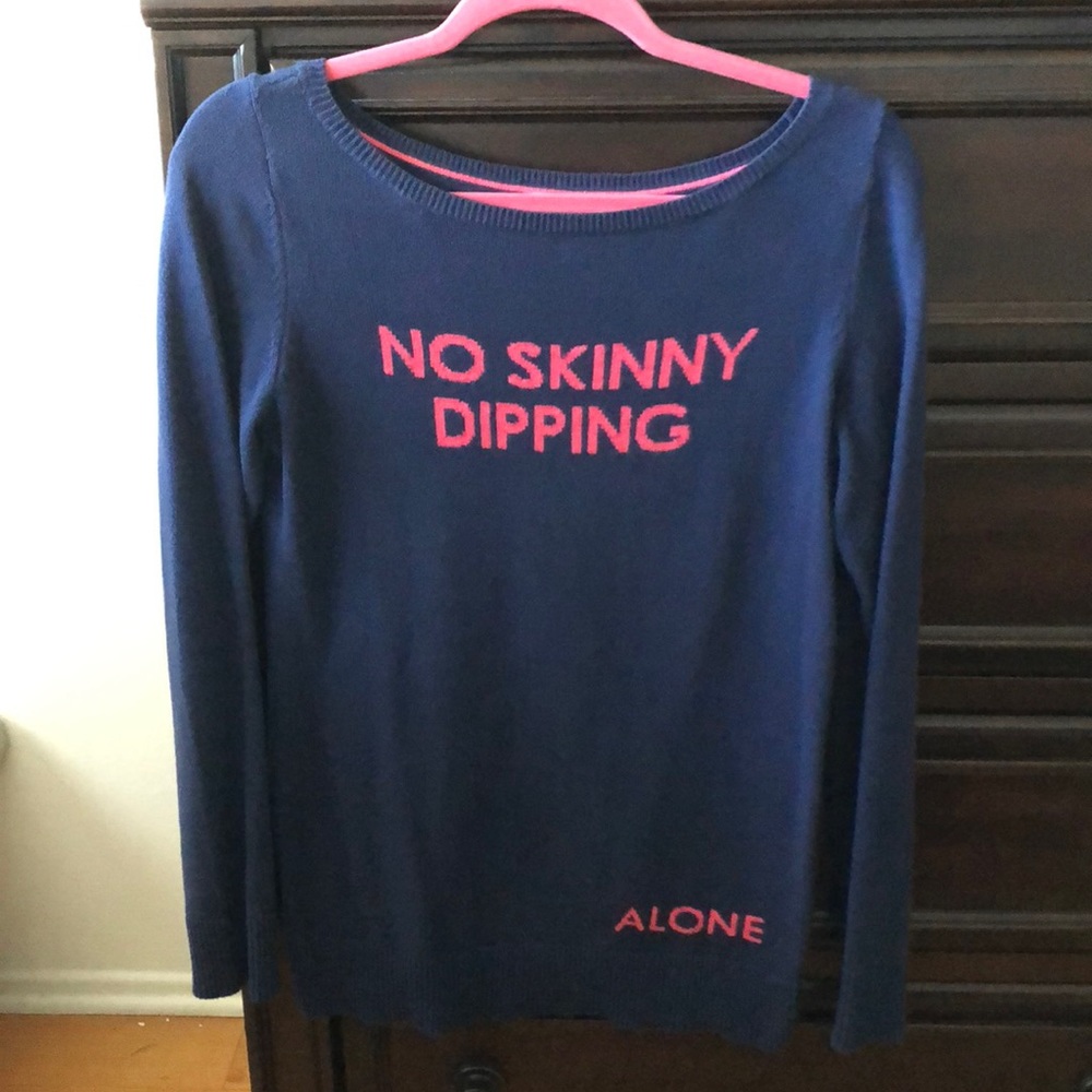 Lilly Pulitzer “No Skinny Dipping” sweater